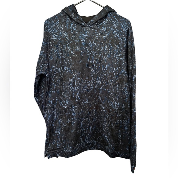 01.Algo Patterned Performance Hoodie UPF 40 - Picture 1 of 3